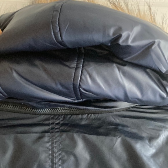 Atelier Noir Rudsak men’s down filled bomber jacket with hood. Dark navy. Size L - Picture 3 of 12